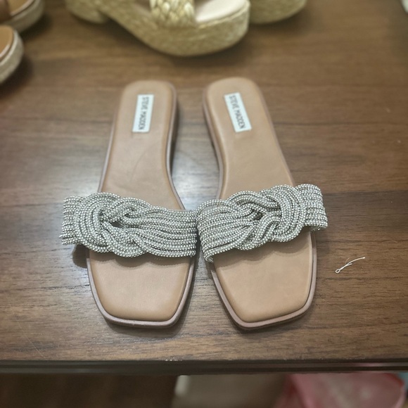 Steve Madden Shoes - Steve Madden Silver Knotted Rope Sandals